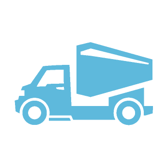 Truck and Trailer Icon
